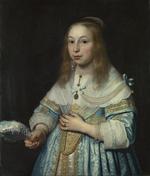 欧洲12-19世纪油画六_HELST, Bartholomeus van der - Portrait of a Girl